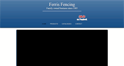 Desktop Screenshot of ferrisfencing.com